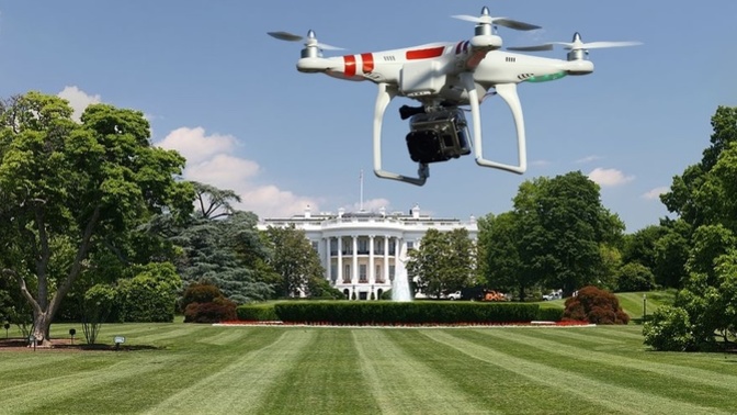 What would happen if somebody flew a drone over the White House?