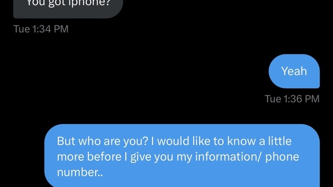 “How can I tell if a guy is using a fake account to interact with me, or if it’s just a coincidence?”?
