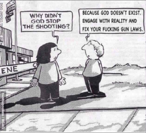 Where is your god during school shootings?