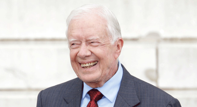 Jimmy Carter when he realized we finally had an even worse president than he was