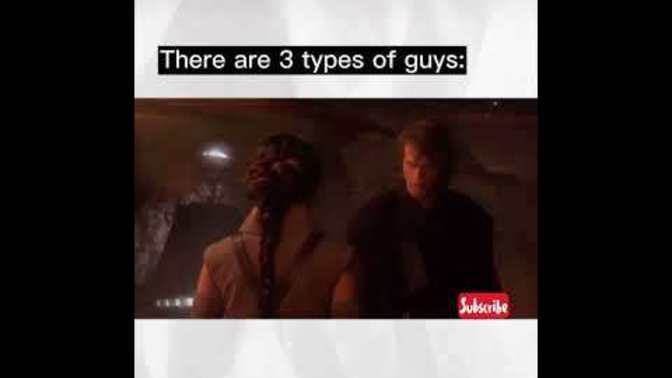 Is this true (there are 3 types of guys)😆?