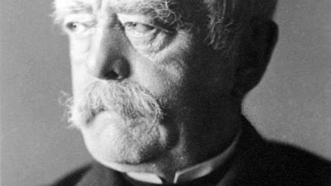 Bismarck, a statesman who should inspire today's politicians, in your opinion?