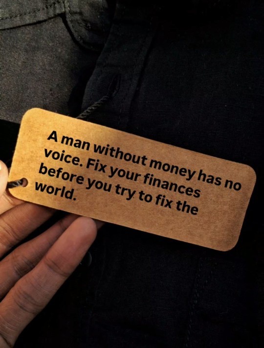 A man without money has no voice do you agree with this quote?