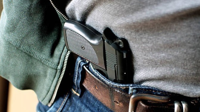Has anyone interrupted your conversation with someone, then they showed their gun at you and told you to get lost?
