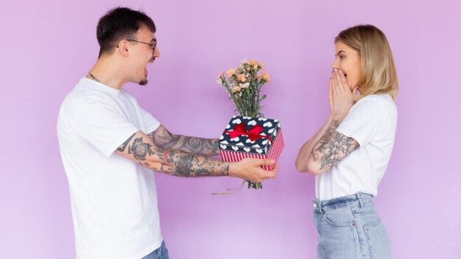 How can I get my boyfriend to buy me flowers?