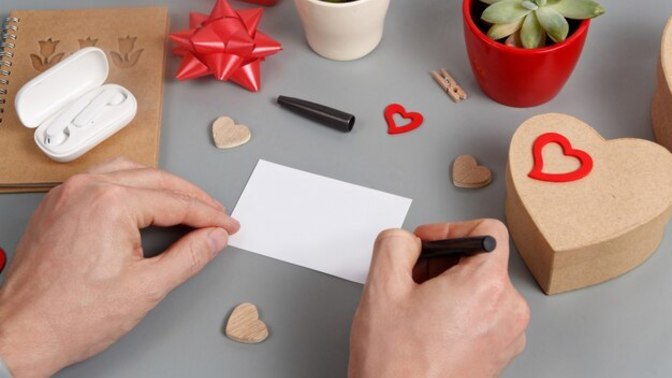 How should I sign a card for someone I just started dating?