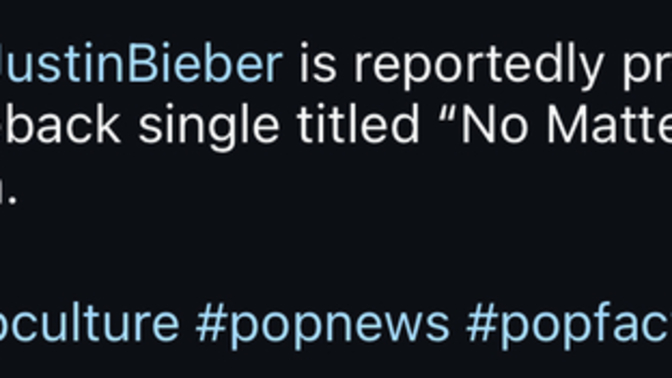 Excited for his music comeback?