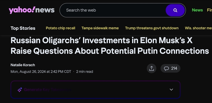 Why does everything Trump lead to Russia (part 408)?