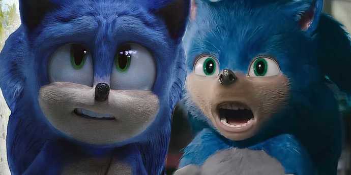 Who Here watched the sonic the hedgehog movies and remembers the original design for sonic before the movie released and how bad it looked?