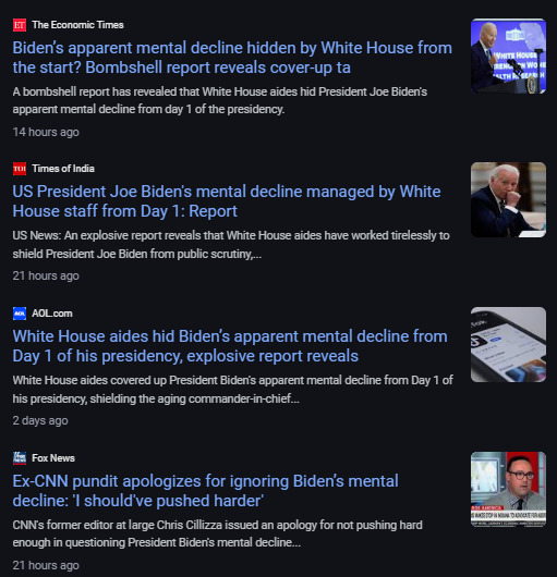 =BREAKING= Democrats ADMIT they hid Joe Bidens mental impairment from Day 1 of his term as president. Should the Democrat party be dismantled?
