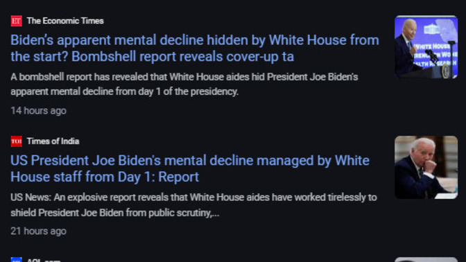 =BREAKING= Democrats ADMIT they hid Joe Biden's mental impairment from Day 1 of his term as president. Should the Democrat party be dismantled?