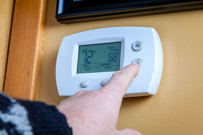 How often would you say you have the heat on in your place?