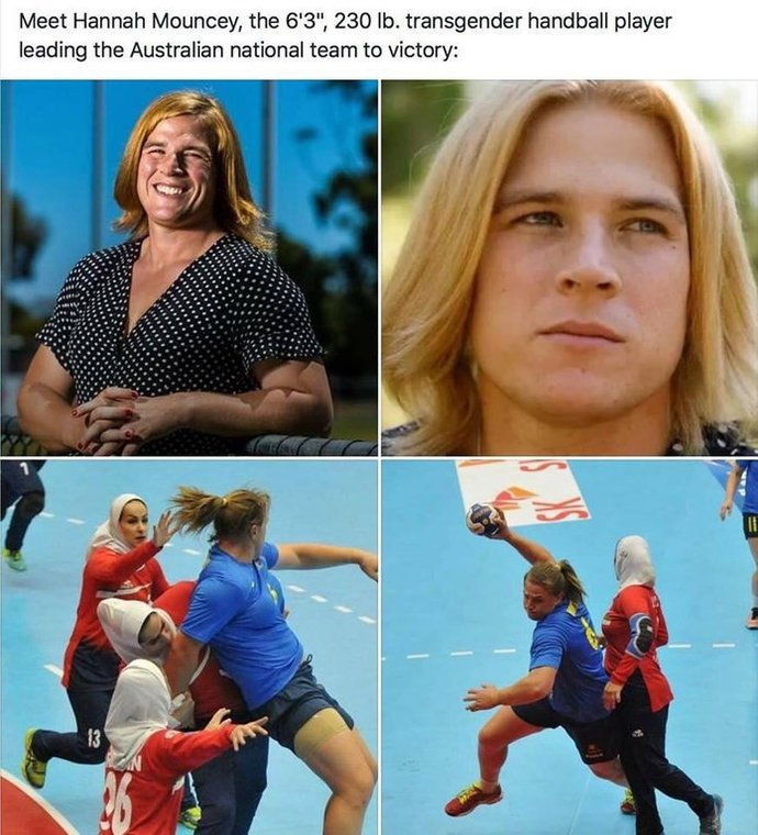 Are chicks being dcks for not competing against trans athletes?