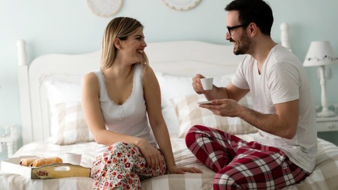 What’s the best thing to say to your boyfriend in the morning to make his day?