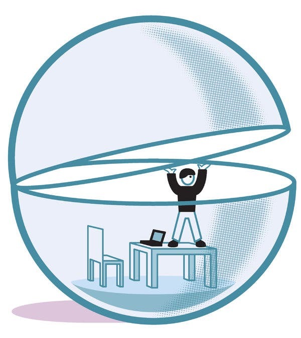 Which political group do you think is more likely to live in a bubble or echo chamber?
