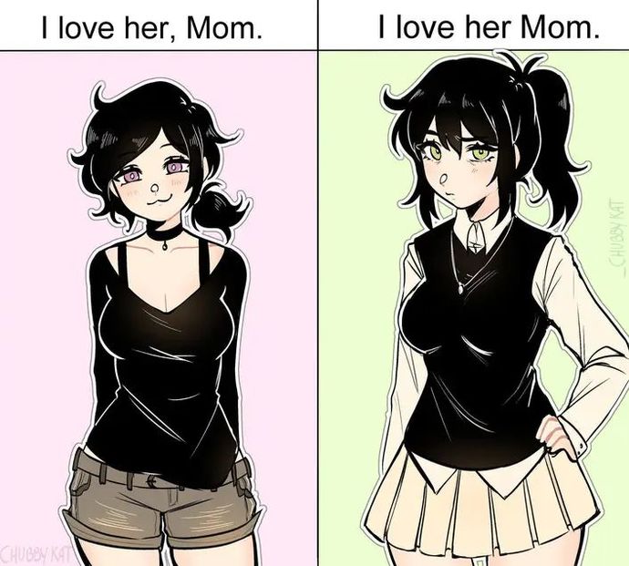 Do you know the I love her mom meme?
