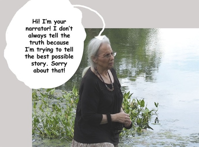 How would YOU react if a disembodied voice kept narrating everything you were doing day to day?
