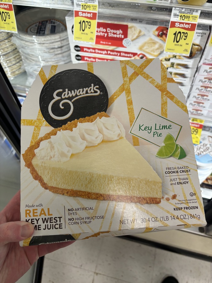 At Safeway, which pie?