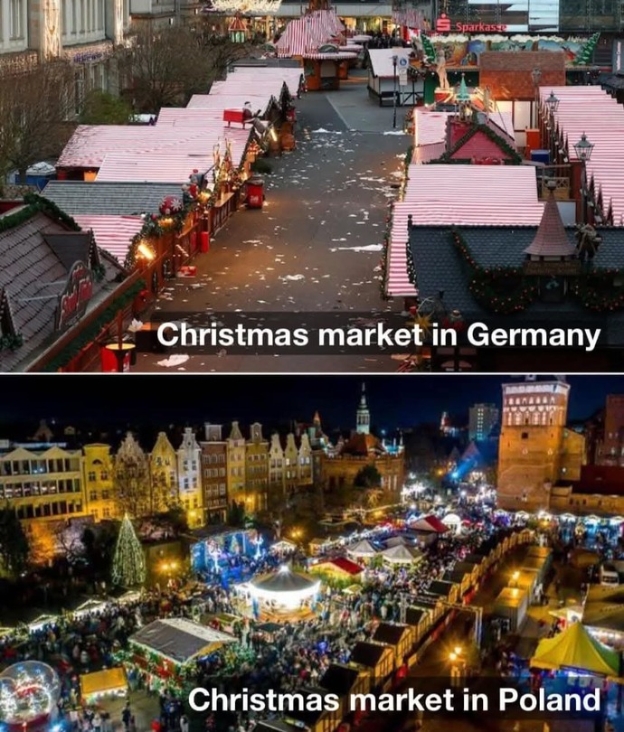 Why are Christmas Markets in Poland safe but not in Germany?