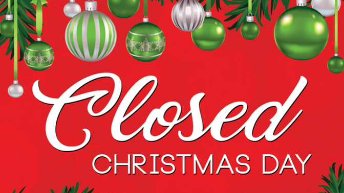 Are stores and restaurants CLOSED on Christmas DAY in your area?