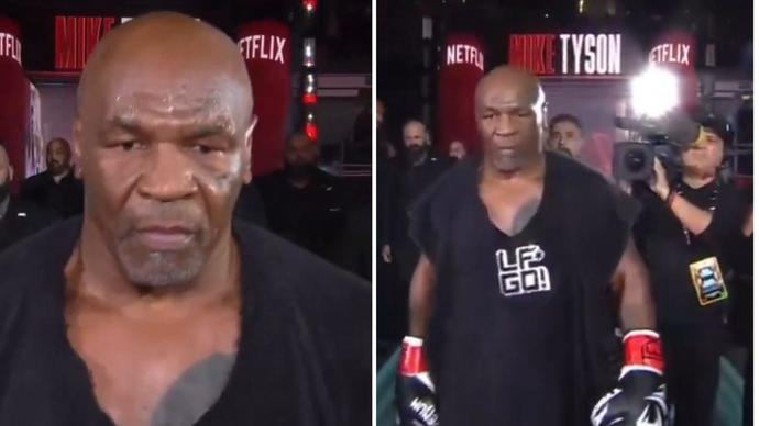 At 58 years old, how impressive is Mike Tysons performance against Jake Paul in their boxing match?