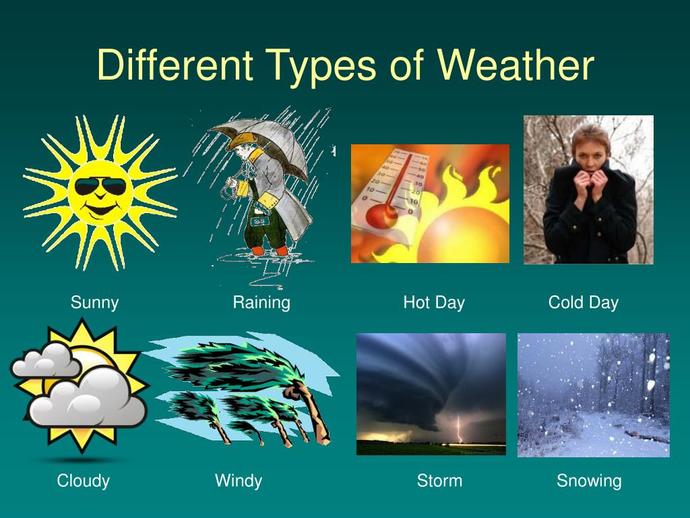 What kind of weather you dont like?