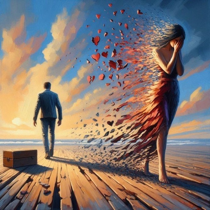 Why did you break up with your husband?