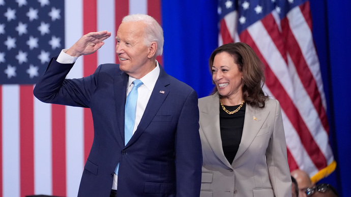 Why do Democrats say that Biden willingly stepped down, when anyone with an IQ above 40 knows he was forced out by his own party?