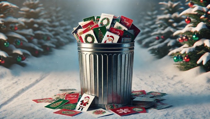 Do you end up throwing the cards you receive out?