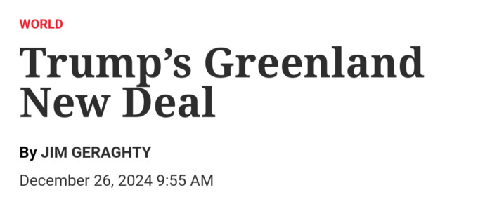 President Trump wants the US to own the strategically located, mineral rich land of Greenland. What do you think of trading Puerto Rico for Greenland?