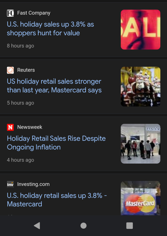 Holiday sales skyrocket as consumers celebrate much better times ahead under President Trump. What is the best thing about his historic landslide win?