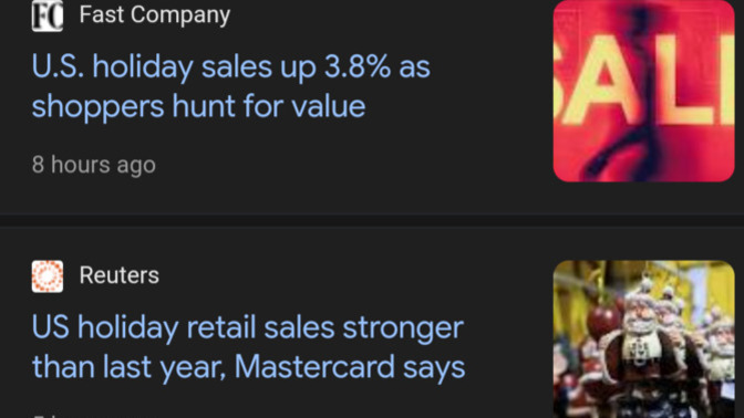 Holiday sales skyrocket as consumers celebrate much better times ahead under President Trump. What is the best thing about his historic landslide win?