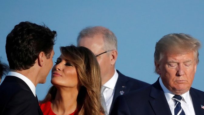 Should Trudeau # (or £ in the UK) Melania?