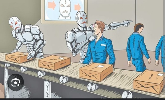 Who among you believes or thinks that in the future humans will become lazy, idle because of the increasing use of robots in the workplace?