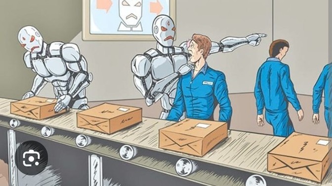 Who among you believes or thinks that in the future humans will become lazy, idle because of the increasing use of robots in the workplace?
