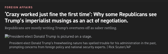 Did Trumps crazy work last time?