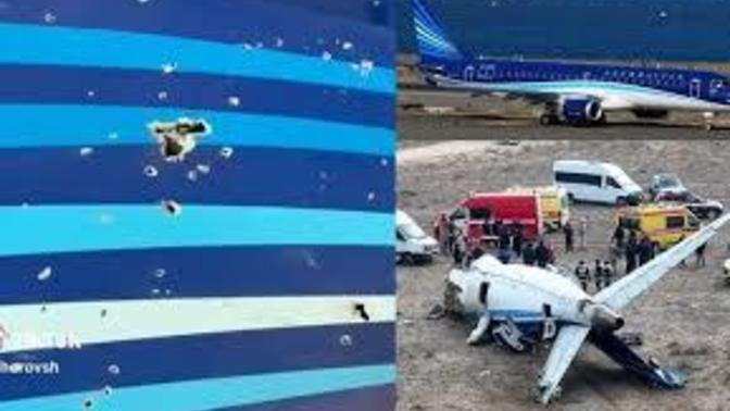 Why is the incident of Russia causing the crash of the Azerbaijani plane being portrayed as a deliberate attack on Azerbaijan?