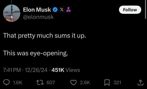 Do you think Musk is right when he says Americans arent talented or motivated enough?