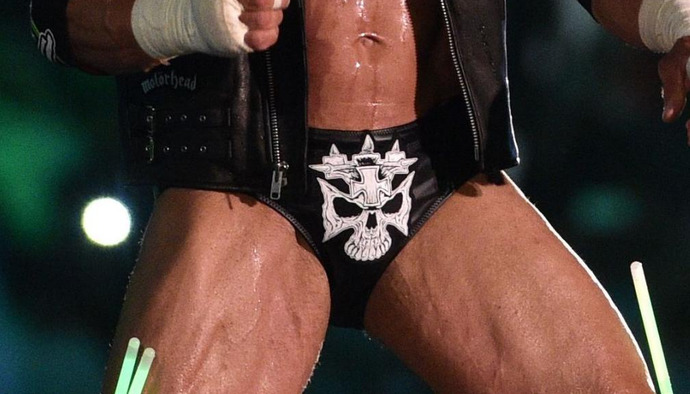 Was wrestler Triple H missing his parts?