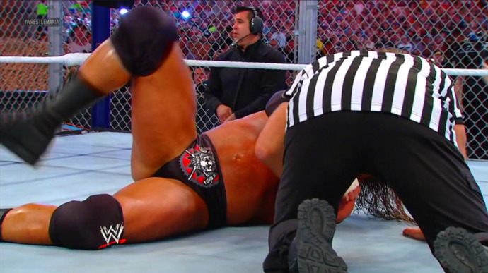 Was wrestler Triple H missing his parts?