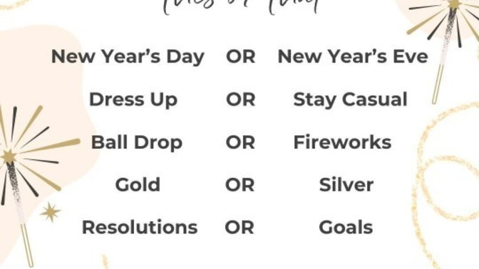 New Year's This or That - which are you picking?