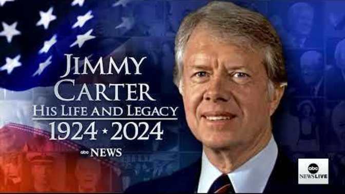 Did you see on the news before I posted this question that former US president Jimmy Carter has died at aged 100?