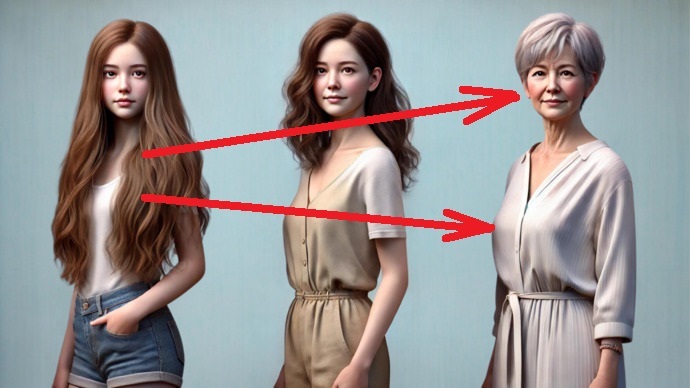 Why is it that as women get older, they tend to cut more length off of their hair?