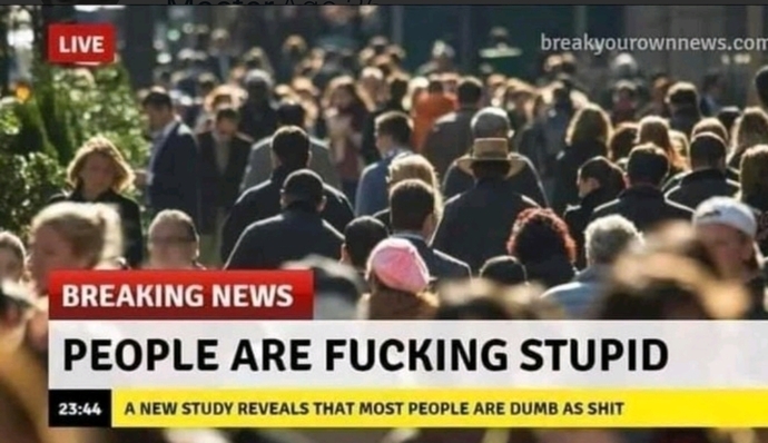 Are people complete idiots?