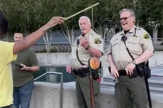 Have you ever gone donut fishing for local law enforcement?