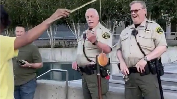 Have you ever gone donut fishing for local law enforcement?