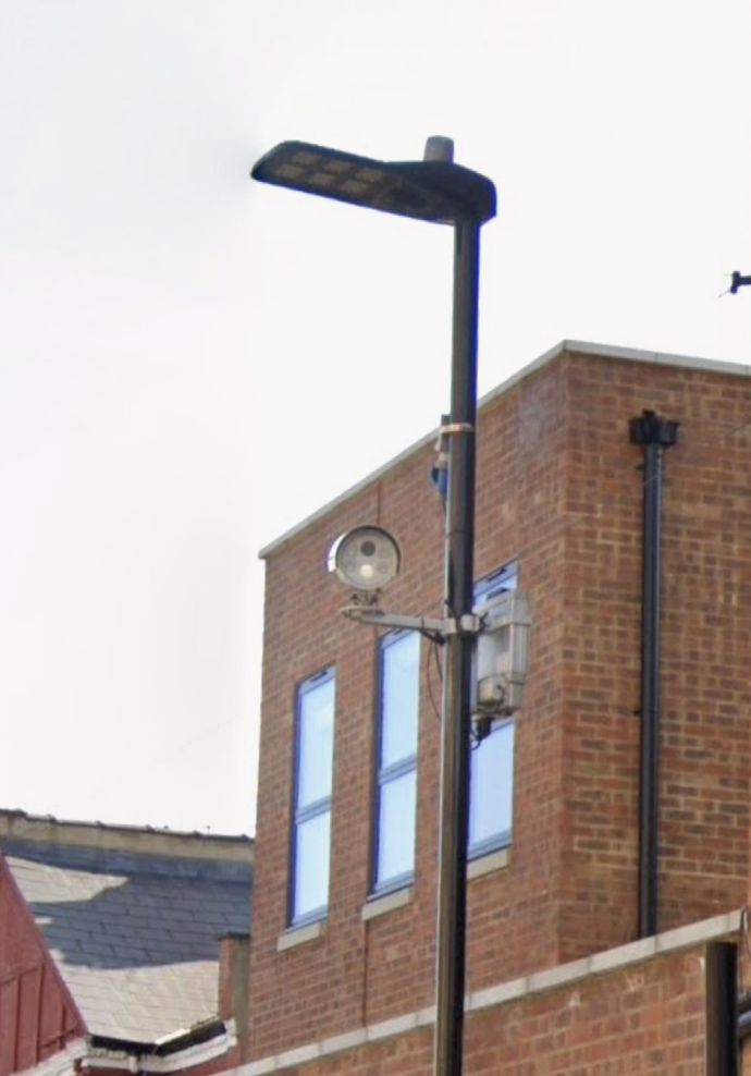 What is this camera on a lamp post?