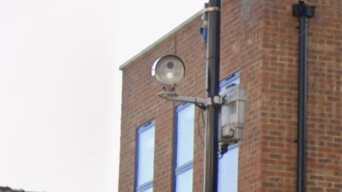 What is this camera on a lamp post?