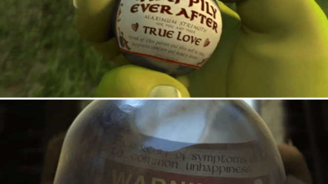 Would y’all have tried and drank the Happily Ever After potion from the movie Shrek 2 if it were real?
