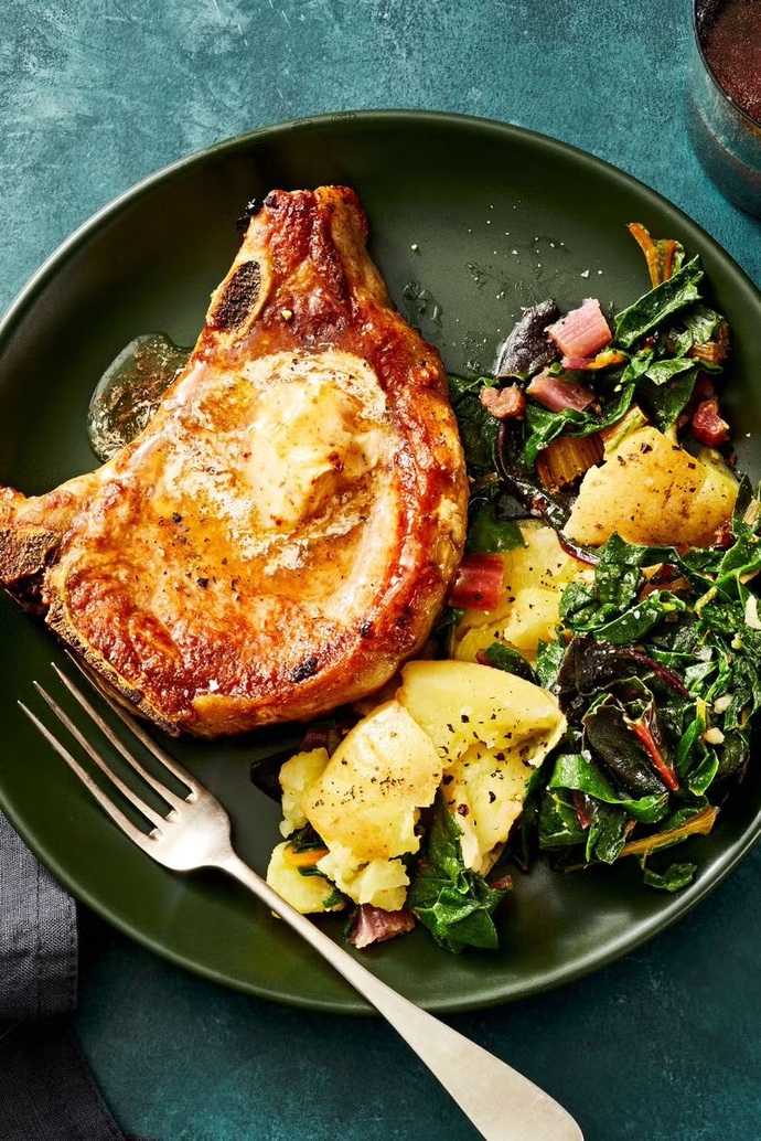 Who else has pork on New Year’s Day for “good luck”?